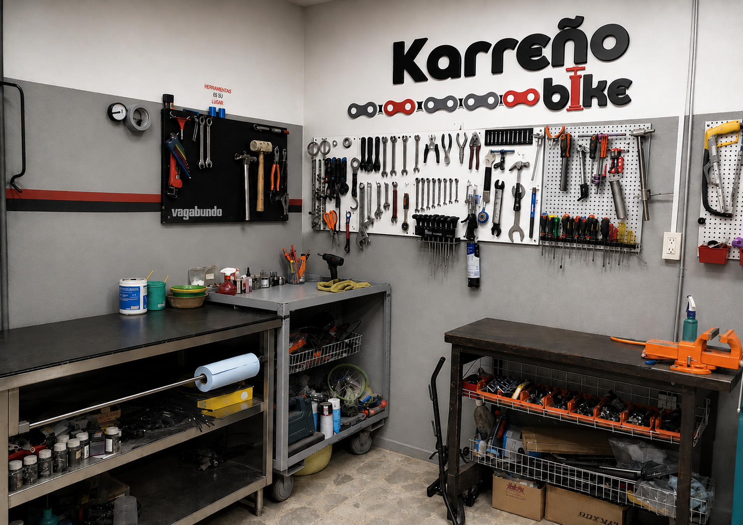 Servicio de taller para bicicletas en Karreñobike